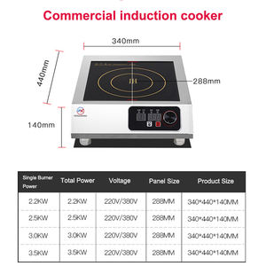 Meilleures ventes, garantie 3 ans, cuisinière à induction portable électrique 3500W, cuisinière professionnelle pour <span class=keywords><strong>wok</strong></span>, cuisinière pour restaurant - Product Image 2