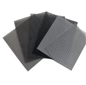 Malla de Alambre Negra de Tejido Plano, Malla de Alambre de Acero Tejida para Aplicaciones en Ventanas - Product Image 1