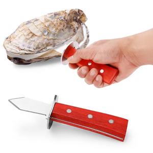 Couteau <span class=keywords><strong>à</strong></span> huîtres en acier inoxydable tranchant, protège les mains, ouvre-coquilles, outil pour fruits de mer, coupe-légumes de cuisine, gadgets - Product Image 6