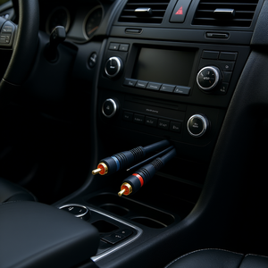 Double Shielded Car Hifi <b>Rca</b> Stereo Audio <b>Cable</b> 5m For Audio Video Connection - Product Image 3