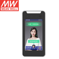 Meanwell-Máquina de asistencia de reconocimiento facial, módulos de cámara DC12V/1.5A, 5 pulgadas
