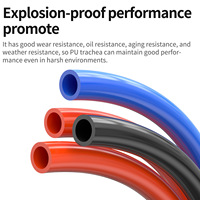 Tuyau flexible en spirale en PU TPU, tuyau pneumatique à ressort, tube de compresseur de frein à air, pièces pneumatiques flexibles de haute qualité L1