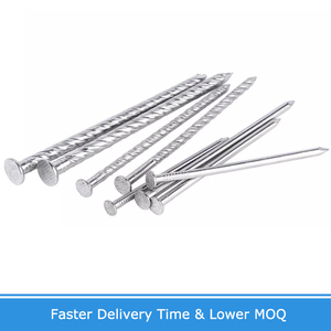 0.5 "0.8" 1 "1.2" 1.5 "2" 2.5 "3" 3.5 "4" A2-70 אינץ '304 נירוסטה ראש פלדה שטוח נירוסטה מסמר לבנים קיר מלט עץ קיר מלט - Product Image 4