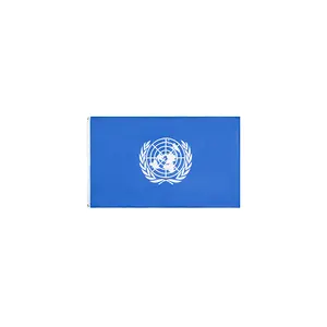 1 pc disponibile Pronto per la spedizione 3x5 Ft 90x150cm mondo Bandiera Delle Nazioni Unite di UN
