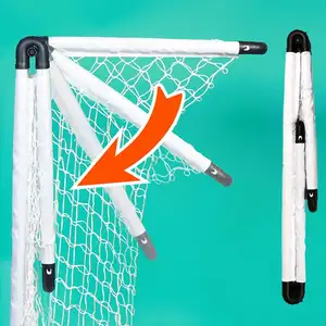 Custom Logo Mini Professional Folding Portable Football Soccer Goal Net For Kids Training