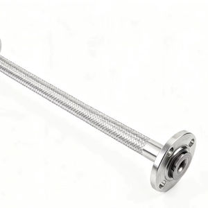 304 Edelstahl-Flanschbalg Metallschlauch DN15 20 25 50 Fester Flansch Beweglicher Flanschanschluss - Product Image 1