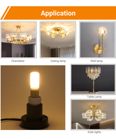 Ampoule LED G9 4W AC220-240V 480LM CRI>80 2700K-6500K Sans scintillement Driver IC Céramique Lampe LED G9