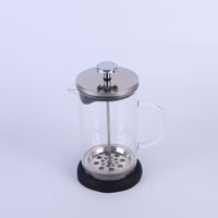 Cafetière portable à bec verseur précis, type French Press, résistante à la chaleur, avec poignée anti-brûlure, pour usage domestique et extérieur