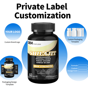 Capsules de Shilajit Pur de l'Himalaya Biologique Naturel OEM avec Faible MOQ, Délai de Livraison Rapide, Test COA pour les Vendeurs sur Plateformes E-commerce - Product Image 2