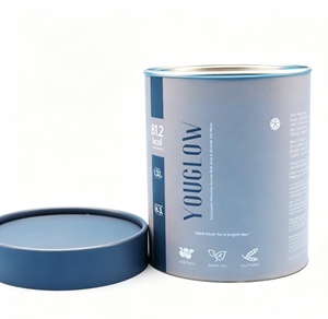 Biodegradable Food Grade Kraft Paper Tube Tea <b>Packaging</b> Cylinder Can for Health Care Supplement and Healthcare Product <b>Packaging</b> - Product Image 2
