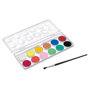 Paletas de acuarela de 12 colores de alta calidad Simbalion para decoración de pasteles y suministros de arte - Product Image 1