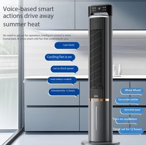 Enfriador de Torre Portátil Silencioso con Temporizador y Oscilación, Ahorro de Energía, Ventilador de <span class=keywords><strong>Aire</strong></span> <span class=keywords><strong>Acondicionado</strong></span> Eléctrico Pequeño para Dormitorio - Product Image 3