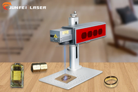 Machine de marquage laser UV/fibre portable JUNFEI avec prise en charge AI/DXF/PLT, puissance 20-50W pour gravure sur métal et plastique (3D)