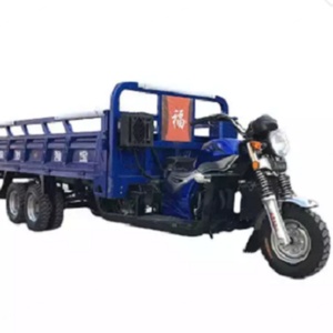 Tricycle de transport motorisé à 9 roues et 2 essieux de 350 cm³ / Tricycle de transport à benne basculante à 9 roues et double essieu arrière de 350 cm³ - Product Image 1