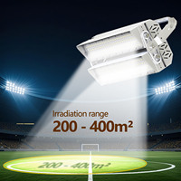 Projecteur LED extérieur 480W IP65 étanche en aluminium ADC12 pour stades et terrains de sport (basketball)