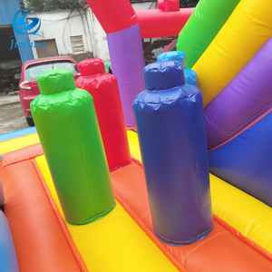 Fantasioso per bambini che saltano pezzi di <span class=keywords><strong>castello</strong></span> rimbalzante modello di noleggio per feste commerciale gonfiabile casa buttafuori con scivolo - Product Image 5