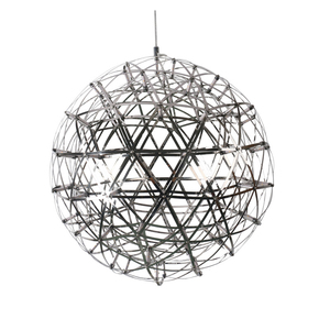 Paslanmaz çelik Metal asılı Led avize ışıkları örgü avize merdiven kolye lamba oturma odası için - Product Image 1