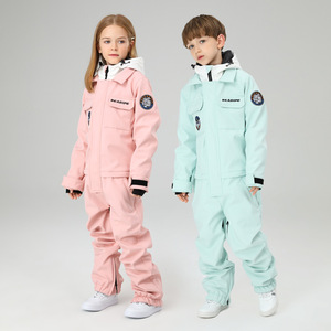 Children Ski <strong>Suit</strong> Skiing Jumpsuit Boys Girls Winter Outdoor Warm Windproof Waterproof Snowboard <strong>Suit</strong> Kids Ski Overalls <strong>Snow</strong> <strong>Suit</strong> - Product Image 2