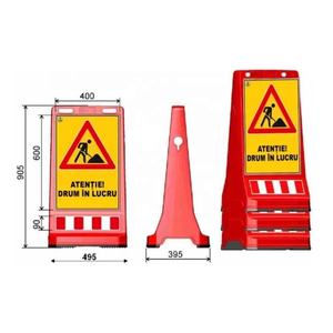 Señalización de Plástico para Obras Viales, Señales de Advertencia, Barrera Reflectante para Cercas, Barrera Direccional Llena de Agua para Señalización de Obras - Product Image 4