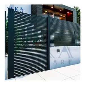 Poste de balaustrada de jardín, Panel de aluminio de diseño Simple para balcón o vallas al aire libre, barandilla