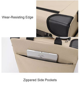 Oxford kumaş katlanabilir köpek kulübesi çıkarılabilir dirsek taşınabilir yumuşak taraflı evcil hayvan kafesi kapalı ve açık seyahat için - Product Image 6