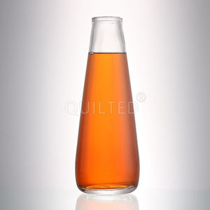 <span class=keywords><strong>Carafe</strong></span> <span class=keywords><strong>en</strong></span> <span class=keywords><strong>verre</strong></span> <span class=keywords><strong>avec</strong></span> <span class=keywords><strong>bouchon</strong></span> <span class=keywords><strong>en</strong></span> bois et design bouteille, capacité 500 ml, pour emballage de boissons froides - Product Image 6