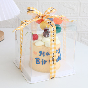 Satin Ribbon VILONA CAKE BEST WISHES FOR YOU Birthday Gift Packaging Custom Made Ribbons for Cake Decor - Product Image 2