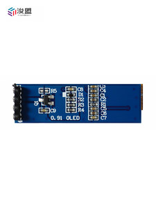 0.91B นิ้วโมดูลจอแสดงผล OLED อินเทอร์เฟซ I2C 128X32 SSD1306 สีฟ้า 3.3V หน้าจอ OLED สินค้ามาใหม่ - Product Image 5