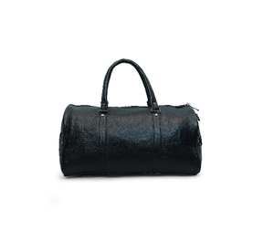 Premium Black PU Leather Duffel <b>Bag</b> for <b>Men</b> Wholesale Gym Travel Over <b>Shoulder</b> <b>Bag</b> Durable Sports Luggage - Product Image 3