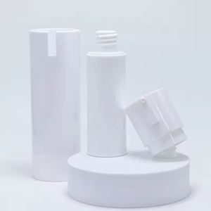 New Design PP AS 50Ml Dual Black Plastic Replaceable Airless <b>Pump</b> <b>Bottle</b> Cosmetics 30 Ml Face Cream Serum <b>Bottles</b> - Product Image 3