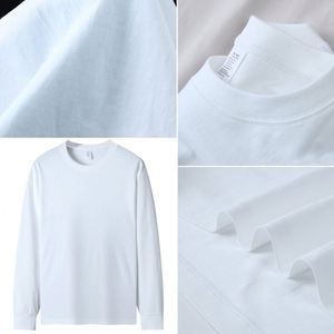 เสื้อยืดคอกลมทรงหลวม แขนยาว แบบซับลิเมชั่นสั่งทำได้  ผ้าคอตตอน 100% หนัก 230 กรัม สำหรับผู้ชาย - Product Image 4