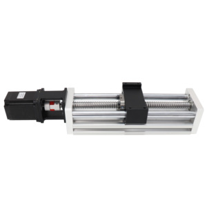 Motor lineal <span class=keywords><strong>Hanpose</strong></span> Mesa deslizante Cnc Motor de tornillo de bola Nama23 HPA90 100mm <span class=keywords><strong>23HS5628</strong></span> guía deslizante lineal - Product Image 5