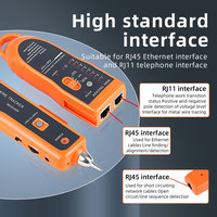 Testeur de câble réseau XQ-350, détecteur de fil portable avec générateur de tonalité pour la localisation de défauts sur les lignes téléphoniques RJ45 et FTTH
