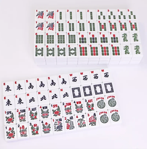Luxury 166 Tiles 4-Layer <b>White</b> <b>Acrylic</b> American Mahjong Set Modern Design Professional Game Set for Family Parties - Product Image 2