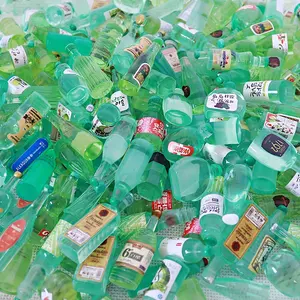 Simulated Resin Miniature Beverage Bottles Small Wine Bottles Handmade Hair Clips Accessories Handicrafts Decoration Wholesale