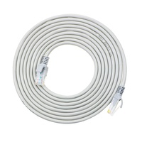Gigabit Catégorie 6E Fini 1m Câble réseau pour ordinateur Communication Jumper Router Connexions