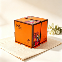 Boîtes à gâteaux mousse de luxe personnalisables avec logo estampé à chaud, emballage haut de gamme pour gâteaux en tranches