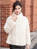Dänische Nerzfelljacke von Höchster Qualität für Damen im Klassischen Winterstil