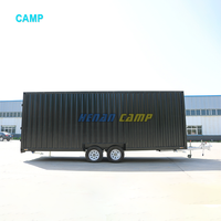 Camp Container Restaurant Met Keuken Ijs Trailer Mobiele Food Truck Mobiele Keuken Container