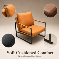 Fauteuil de bureau inclinable contemporain en cuir PU pour la maison, le salon et l'hôtel