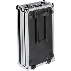 <span class=keywords><strong>Pioneer</strong></span>-Estuche de vuelo con soporte para ordenador portátil, caja de almacenamiento de metal con ruedas y carrito, soporte personalizado, OEM, ODM - Product Image 5