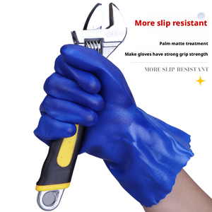 قفازات عمل مقاومة للمواد الكيميائية والزيوت، متينة ومقاومة للتآكل، بطول 27 سم، متوفرة بالجملة - Product Image 2