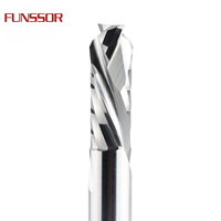 Fraise à bois spirale en carbure à 2 dents, coupe haut et bas, pour routeur CNC, fraise de compression pour bois