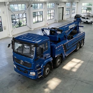 Camion de dépannage SHACMAN F3000 Rotator 8x4 avec grue hydraulique robuste pour le sauvetage - Product Image 3