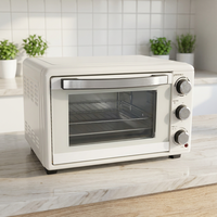 Four à convection 25L en acier inoxydable avec commande mécanique, fonctions de cuisson, de maintien au chaud et de minuterie, classe d'efficacité énergétique électrique