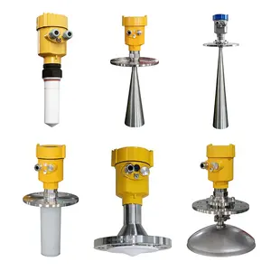 26 GHz Factory Radar Level Transmitter Non-contact Water Level Alarm Sensor Cement Silo Radar Level Gauge Meter Transmitter