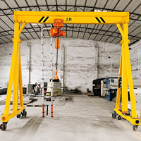 Grue portique électrique mobile YUFEI 2, 3, 5, 10 tonnes, type A, réglable en hauteur, pour machine d'injection de moules