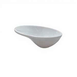 Nouveau Design créatif en forme de fleur mélamine bol irrégulier en forme de <span class=keywords><strong>bateau</strong></span> bol à salade à dessert unique - Product Image 1