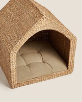 Bobai Factory tissé à la main 100% écologique jacinthe d'eau maison pour animaux de compagnie herbe de mer panier de lit pour animaux de compagnie pour chiens chats avec des prix bon marché