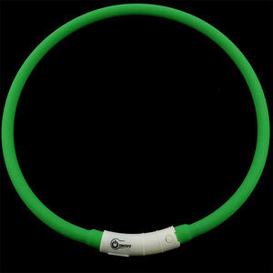 <span class=keywords><strong>Collar</strong></span> de Silicona Ajustable para Perro con Luz LED USB Recargable, <span class=keywords><strong>Collar</strong></span> Luminoso para la Noche - Product Image 4